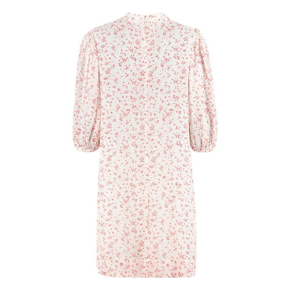 White Viscose Casual Dress