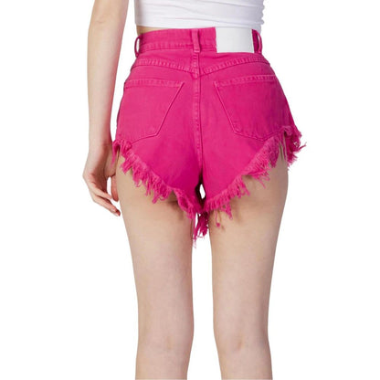 Fuchsia Cotton Short And Mini Shorts