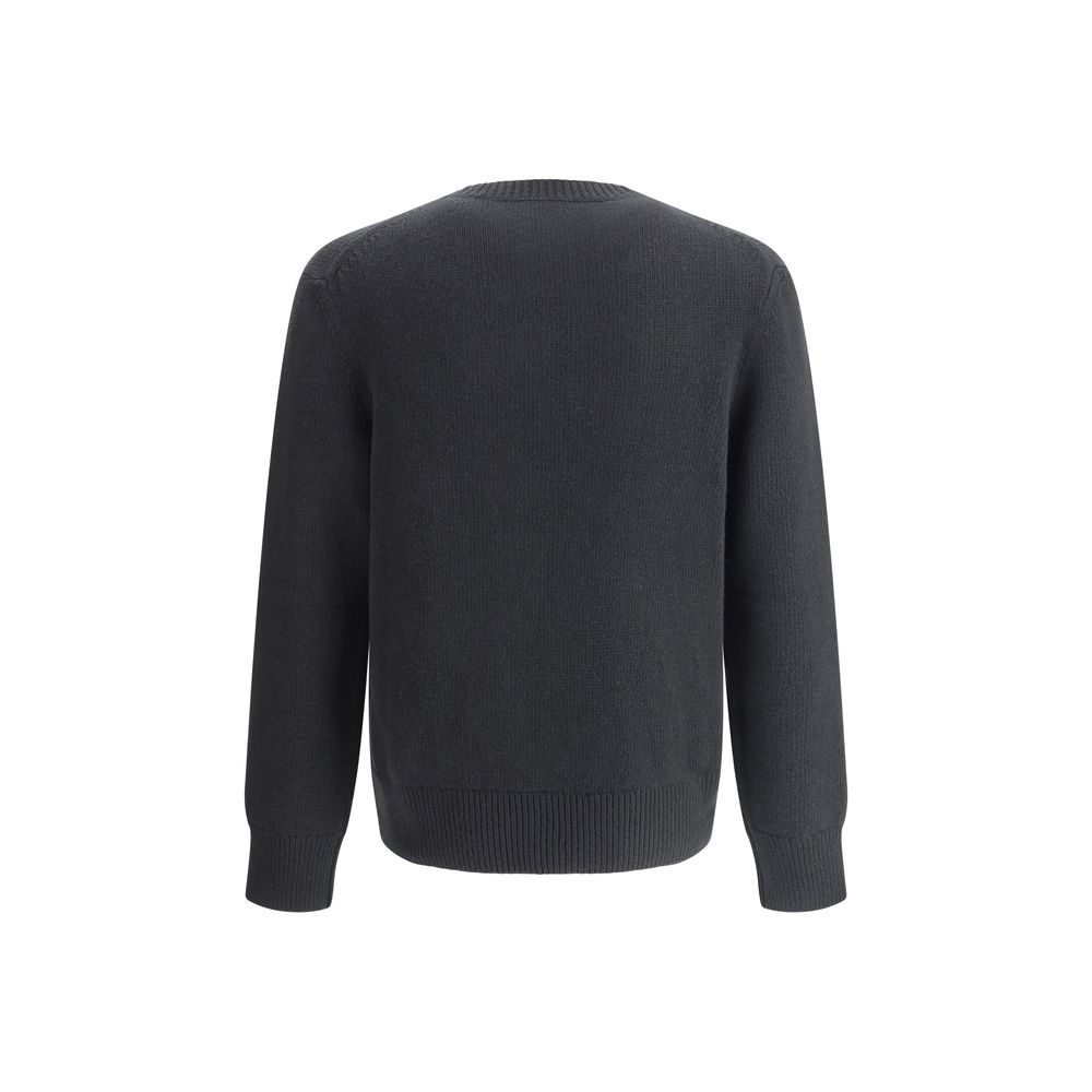 Black Wool Sweatshirt