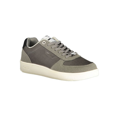Grigio Poliestere Men Sneaker
