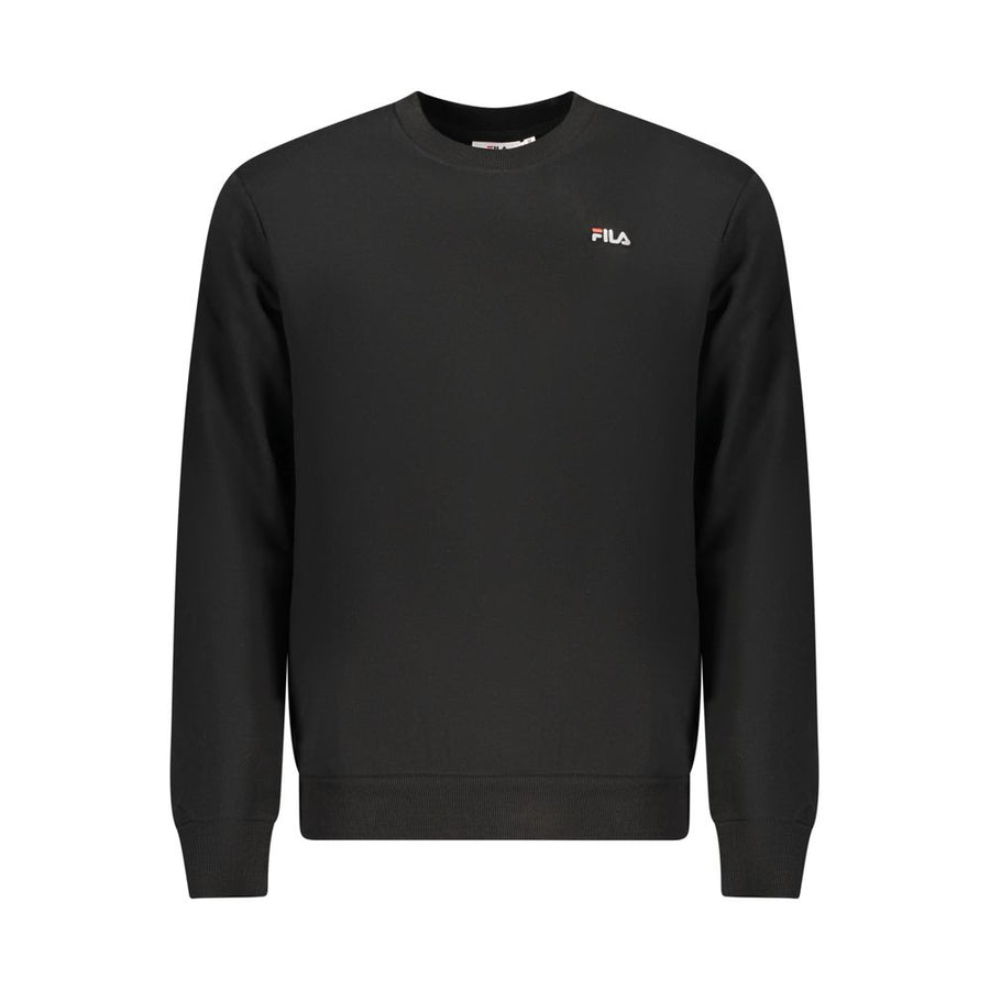 Black Cotton Men's Sweatshirt