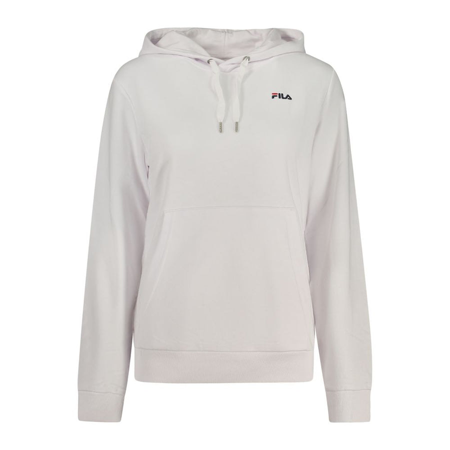 White Cotton Women's Hoodie