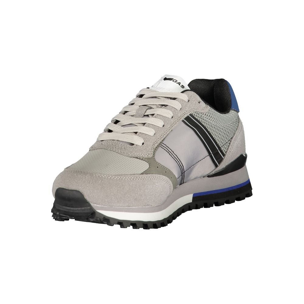 Gray Polyurethane Men Sneaker