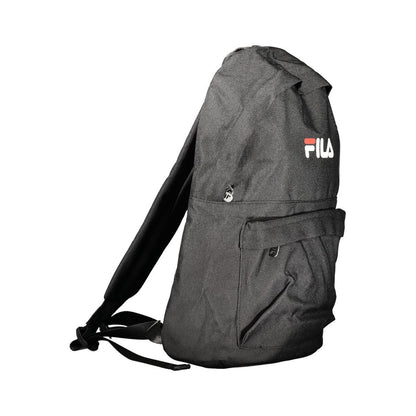 Nero Polyester Men Backpack