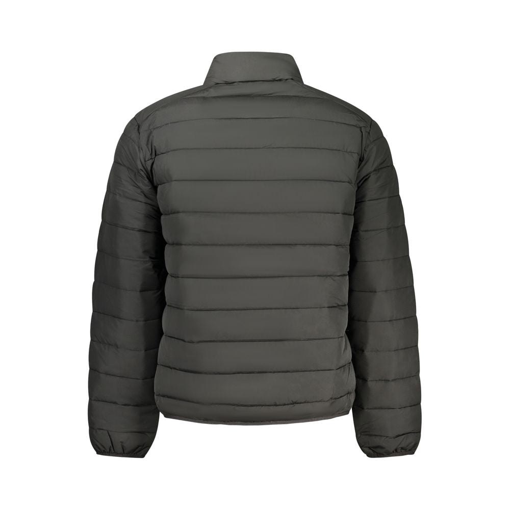 Black Polyester Men's Jacket