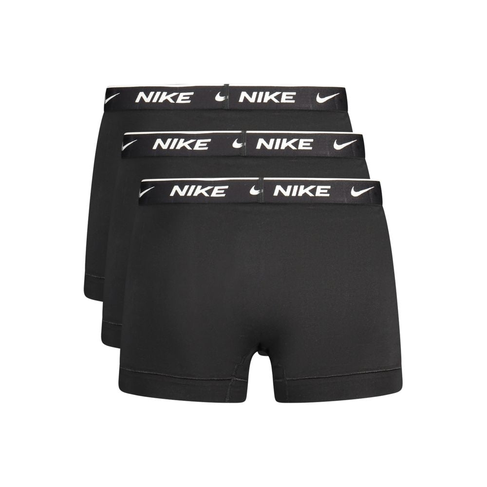 Black Cotton Men Boxer Short