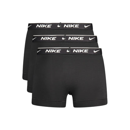 Black Cotton Men Boxer Short
