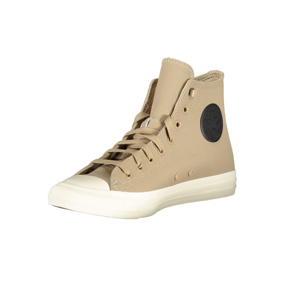 Beige Leather Unisex Sneaker