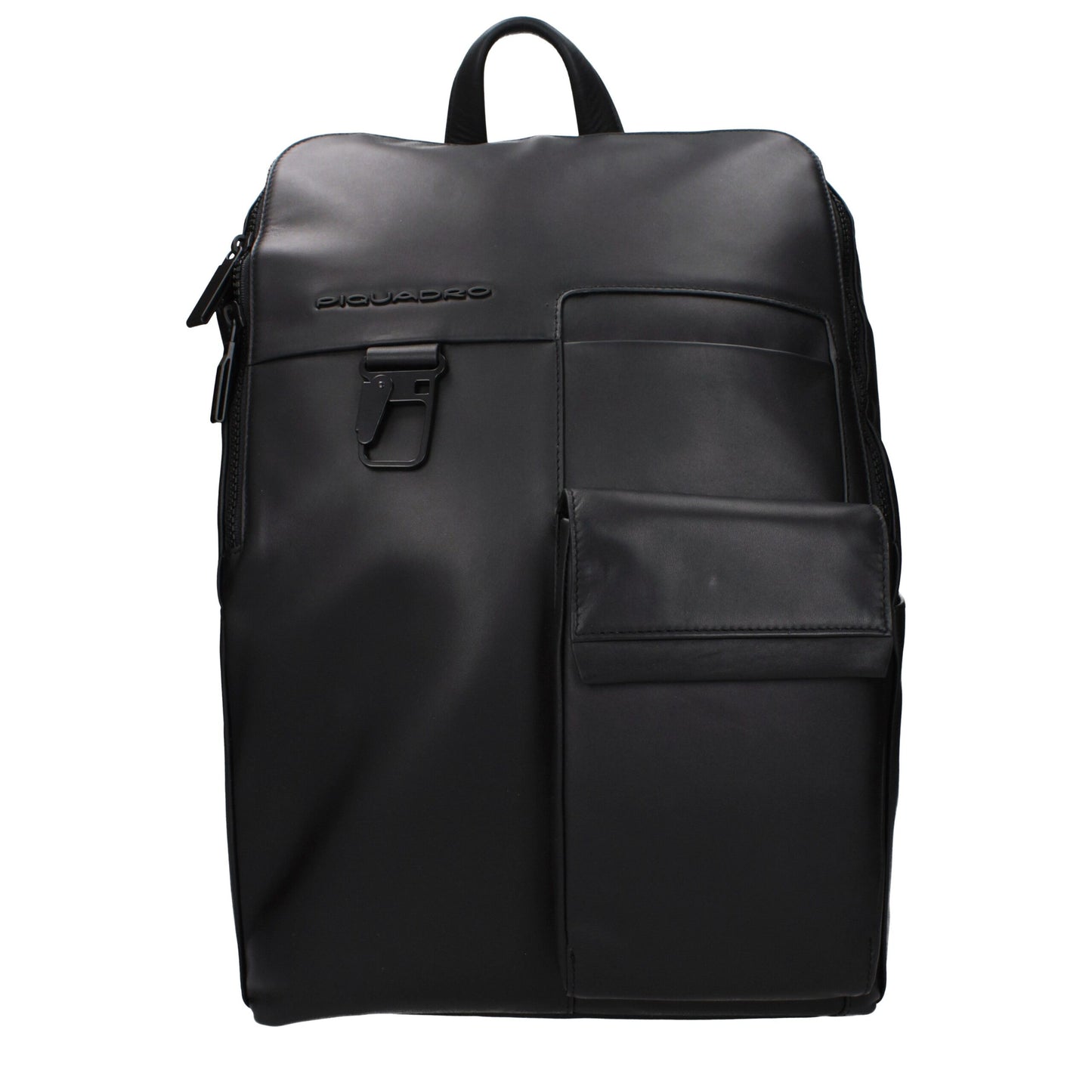 Black Leather Backpack