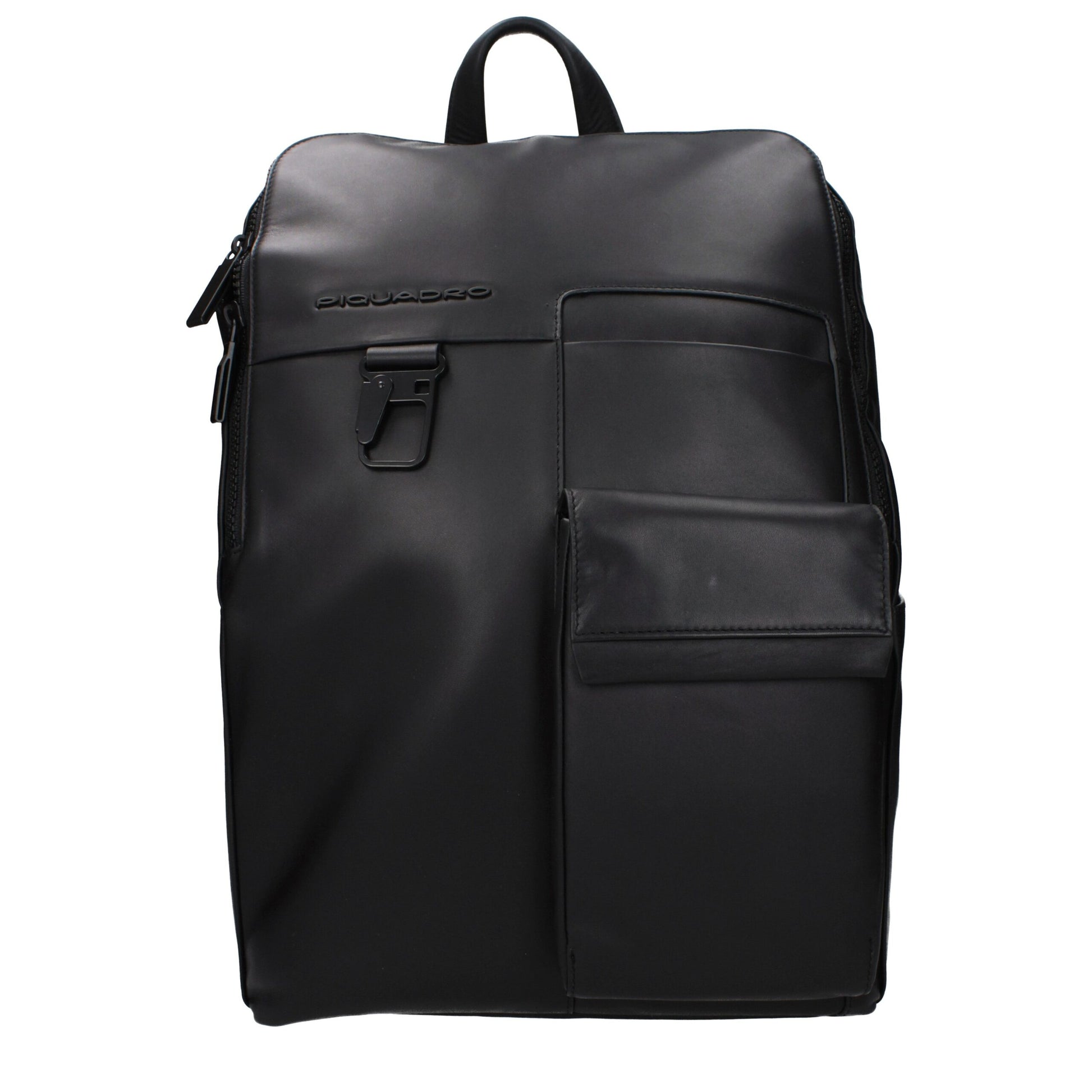 Black Leather Backpack