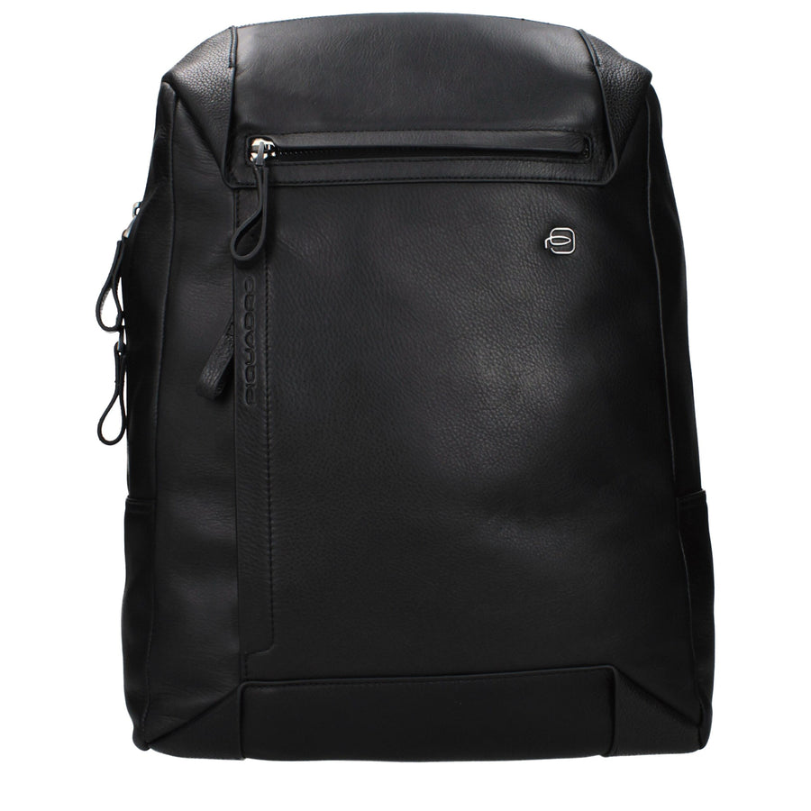 Black Leather Backpack