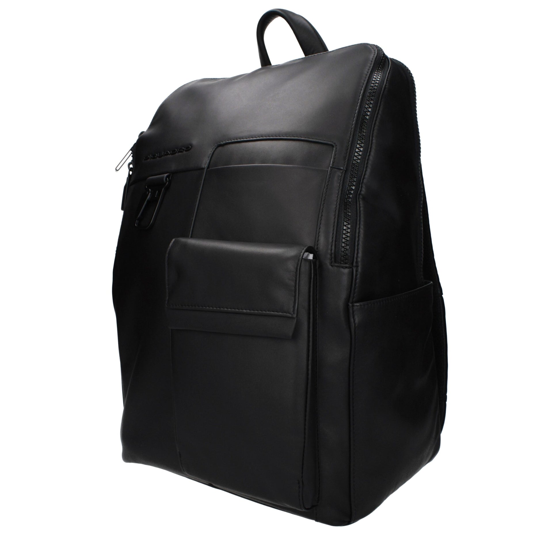 Black Leather Backpack