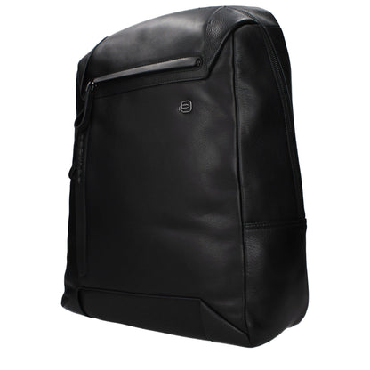 Black Leather Backpack