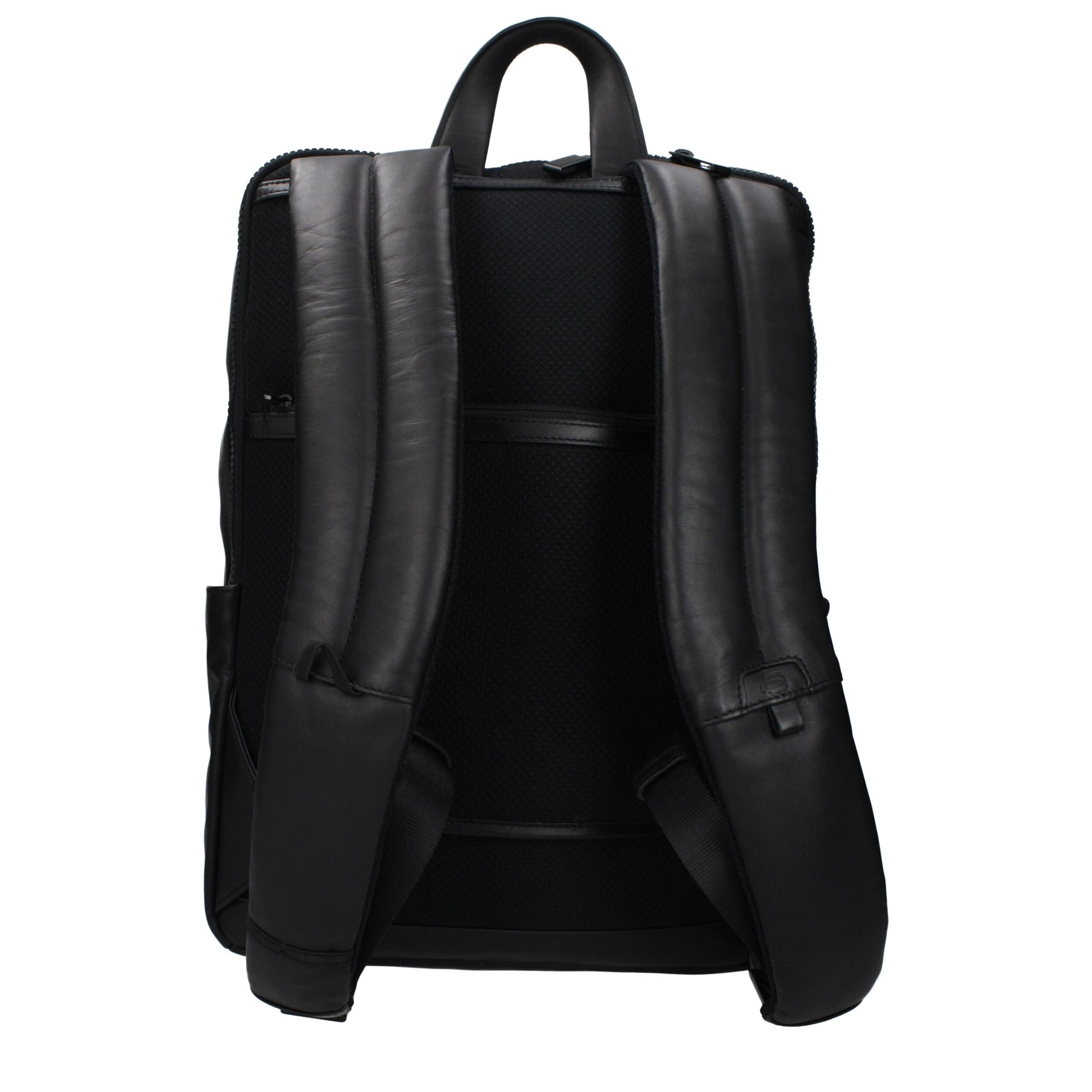 Black Leather Backpack