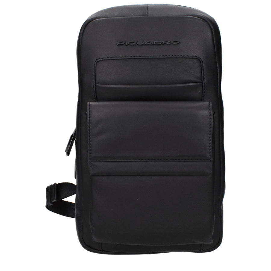 Black Leather Backpack
