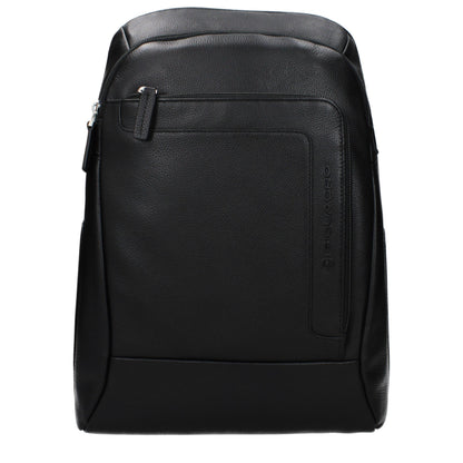 Black Leather Backpack