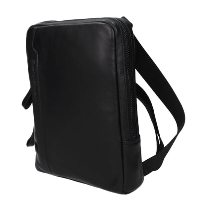 Black Leather Crossbody Bag