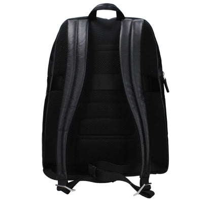 Black Leather Backpack