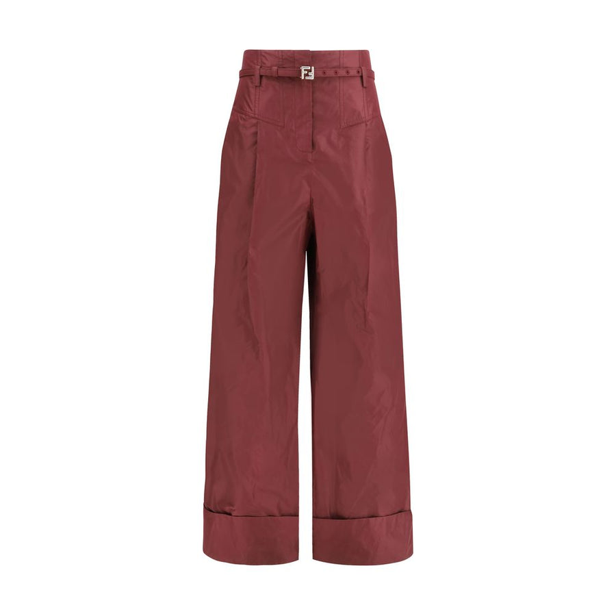 Bordeaux Silk Dress Pants